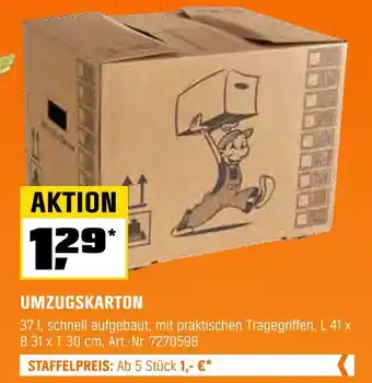 OBI Umzugskarton Angebot