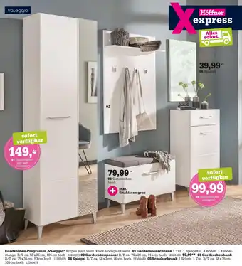 Höffner Valeggio garderobenschrank Angebot