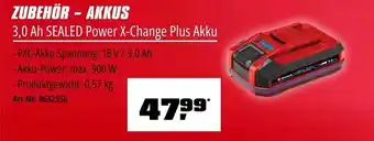 OBI 3,0 ah sealed power x-change plus akku Angebot