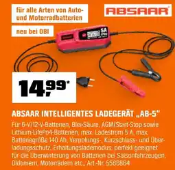 OBI Absaar intelligentes ladegerät „ab-5“ Angebot