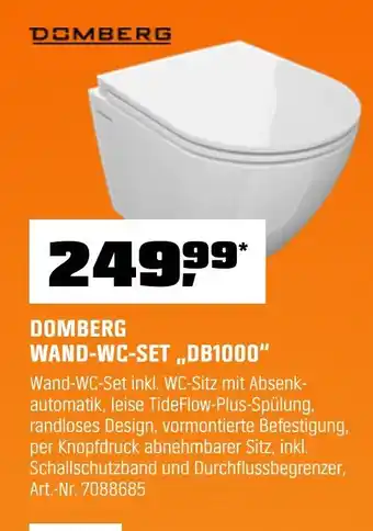 OBI Domberg wand-wc-set „db1000“ Angebot