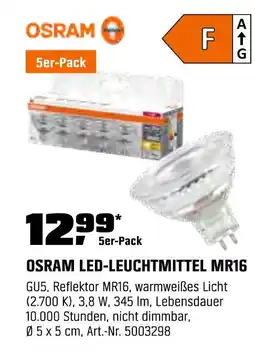 OBI Osram led-leuchtmittel mr16 Angebot