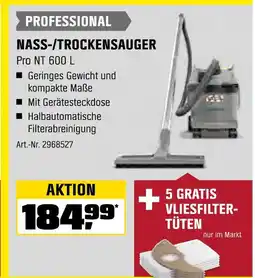 OBI Nass-/trockensauger pro nt 600 l Angebot