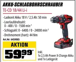 OBI Akku-schlagbohrschrauber te-cd 18/44 li-i Angebot
