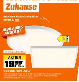 OBI Led-deckenleuchte „avola“ Angebot