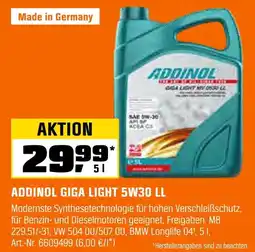OBI Addinol addinol giga light 5w30 ll Angebot