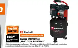 OBI Einhell einhell kompressor te-ac 135/24 silent plus Angebot