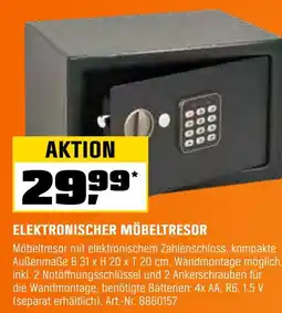 OBI Elektronischer möbeltresor Angebot