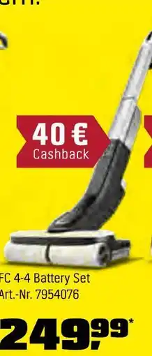 OBI Kärcher fc 4-4 battery set Angebot