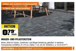 OBI Mauer- und pflasterstein Angebot