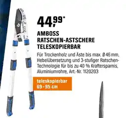 OBI Amboss ratschen-astschere teleskopierbar Angebot