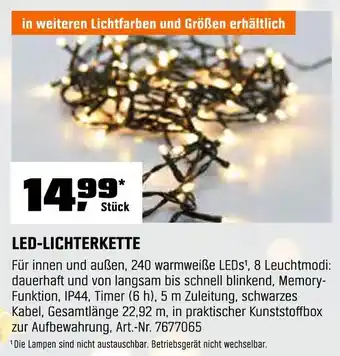OBI Led-lichterkette Angebot