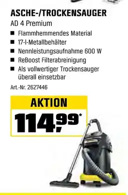 OBI Kärcher asche-/trockensauger ad 4 premium Angebot