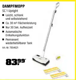 OBI Kärcher dampfmopp sc 1 upright Angebot