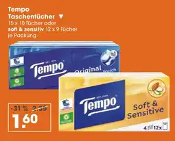 V Markt Tempo taschentücher original weich Angebot