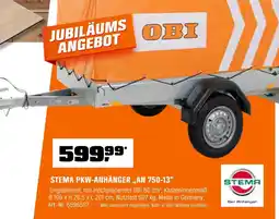 OBI Stema pkw-anhänger „an 750-13“ Angebot