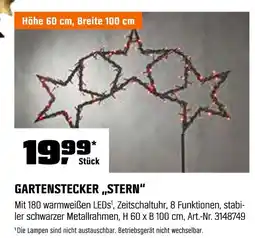 OBI Gartenstecker „stern“ Angebot