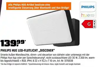 OBI Philips philips hue led-flutlicht „discover“ Angebot