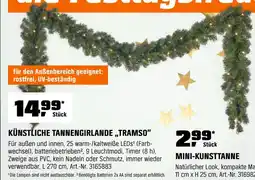 OBI Künstliche tannengirlande tramso Angebot
