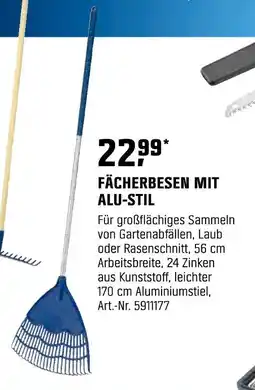 OBI Fächerbesen mit alu-stil Angebot