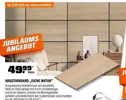 OBI Akustikboard „eiche natur“ Angebot