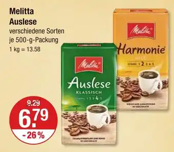 V Markt Melitta auslese Angebot
