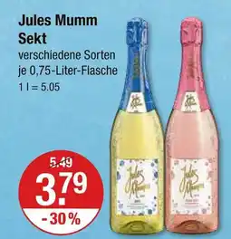 V Markt Jules mumm sekt Angebot
