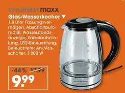 V Markt Gourmetmaxx glas-wasserkocher Angebot