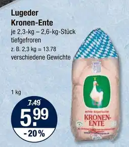 V Markt Lugeder kronen-ente Angebot