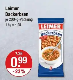 V Markt Leimer backerbsen Angebot