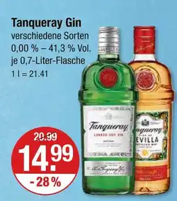 V Markt Tanqueray gin Angebot