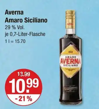 V Markt Averna amaro siciliano Angebot