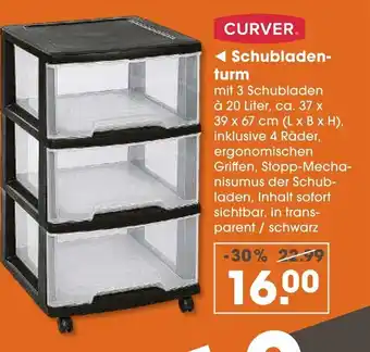 V Markt Curver schubladenturm Angebot
