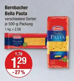V Markt Bernbacher bella pasta Angebot