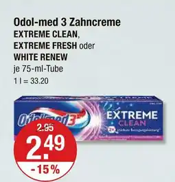 V Markt Odol-med 3 extreme clean Angebot