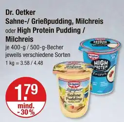 V Markt Dr. oetker sahne-/ grießpudding, milchreis Angebot