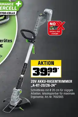 OBI Lux-tools 20v akku-rasentrimmer a-rt-20/26-24 Angebot