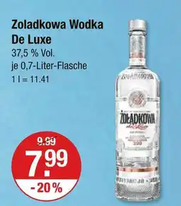 V Markt Zoladkowa wodka de luxe Angebot