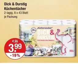 V Markt Dick & durstig küchentücher Angebot