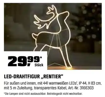 OBI Led-drahtfigur „rentier“ Angebot