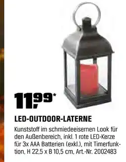 OBI Led-outdoor-laterne Angebot