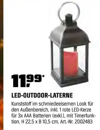 OBI Led-outdoor-laterne Angebot