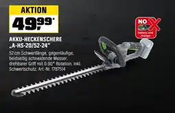 OBI Akku-heckenschere a-hs-20/52-24 Angebot
