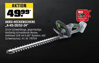 OBI Akku-heckenschere a-hs-20/52-24 Angebot