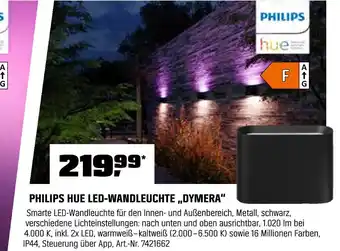OBI Philips hue led-wandleuchte dymera Angebot