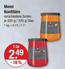 V Markt Meinl konfitüre Angebot