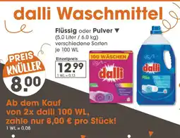 V Markt Dalli waschmittel flüssig Angebot