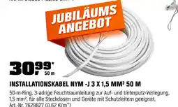 OBI Installationskabel nym-j 3 x 1,5 mm² 50 m Angebot
