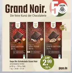 V Markt Gepa grand noir edelbitter 85% Angebot