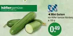 V Markt Höflergemüse mini gurken Angebot